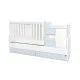 Κρεβάτι minimax νέο 190/72 χρώμα λευκό/baby blue