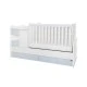 Κρεβάτι minimax νέο 190/72 χρώμα λευκό/baby blue