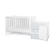 Κρεβάτι minimax νέο 190/72 χρώμα λευκό/baby blue