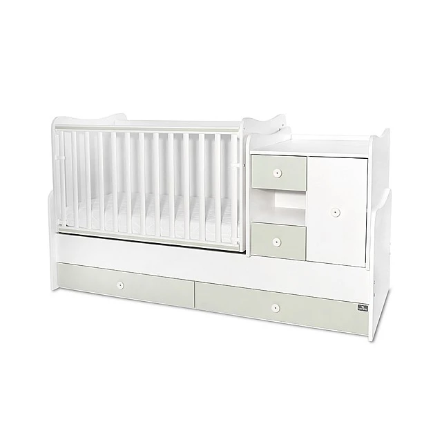 Κρεβάτι minimax νέο 190/72 χρώμα λευκό/γαλακτοπράσινο