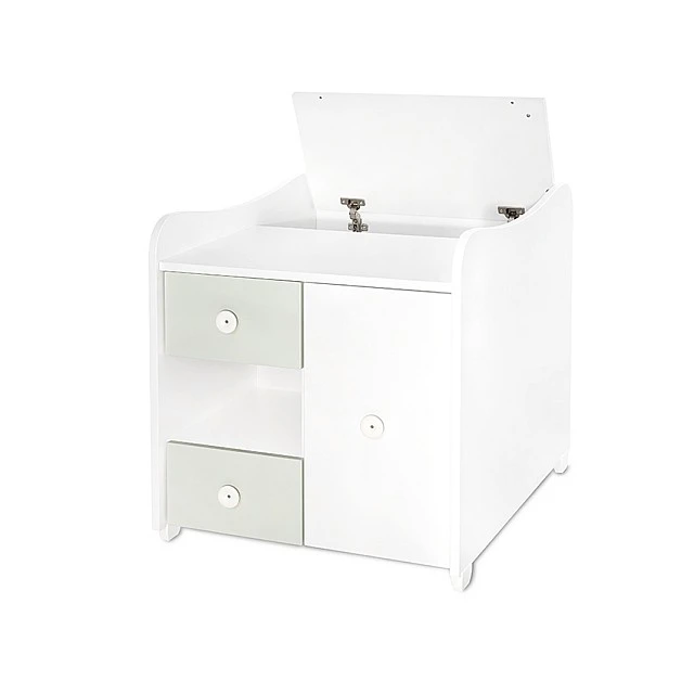 Κρεβάτι minimax νέο 190/72 χρώμα λευκό/γαλακτοπράσινο