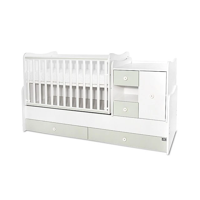 Κρεβάτι minimax νέο 190/72 χρώμα λευκό/γαλακτοπράσινο