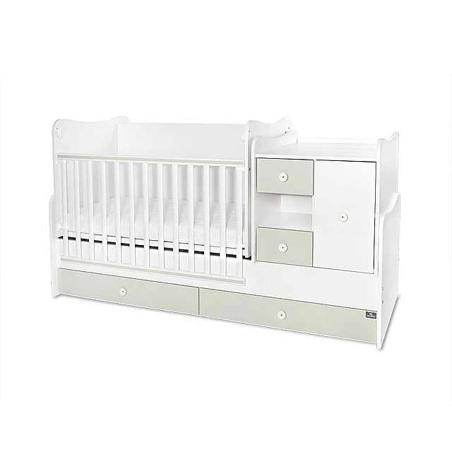 Κρεβάτι minimax νέο 190/72 χρώμα λευκό/γαλακτοπράσινο