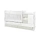 Κρεβάτι minimax νέο 190/72 χρώμα λευκό/γαλακτοπράσινο