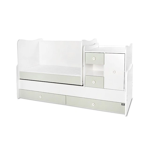 Κρεβάτι minimax νέο 190/72 χρώμα λευκό/γαλακτοπράσινο