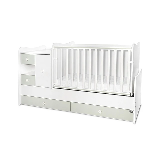 Κρεβάτι minimax νέο 190/72 χρώμα λευκό/γαλακτοπράσινο
