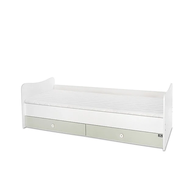 Κρεβάτι minimax νέο 190/72 χρώμα λευκό/γαλακτοπράσινο