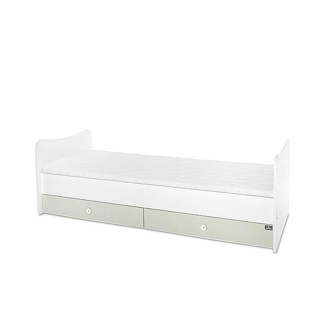 Κρεβάτι minimax νέο 190/72 χρώμα λευκό/γαλακτοπράσινο