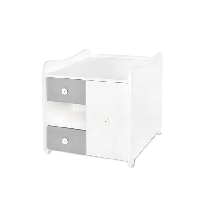Κρεβάτι minimax νέο 190/72 χρώμα λευκό/πέτρινο γκρι