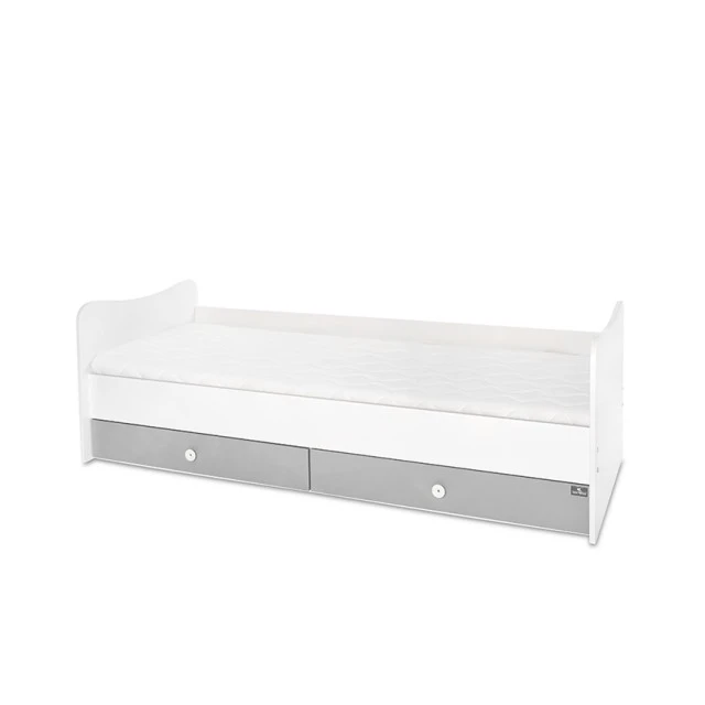 Κρεβάτι minimax νέο 190/72 χρώμα λευκό/πέτρινο γκρι