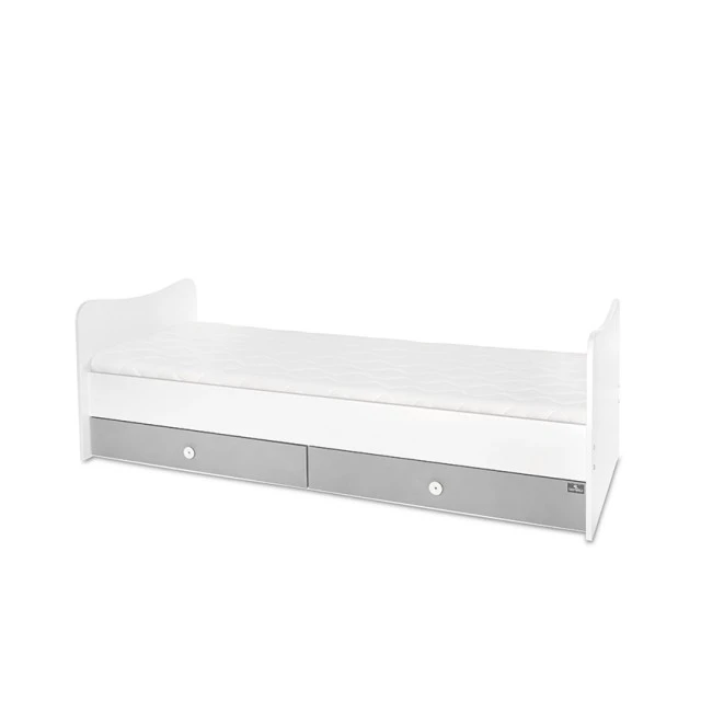 Κρεβάτι minimax νέο 190/72 χρώμα λευκό/πέτρινο γκρι