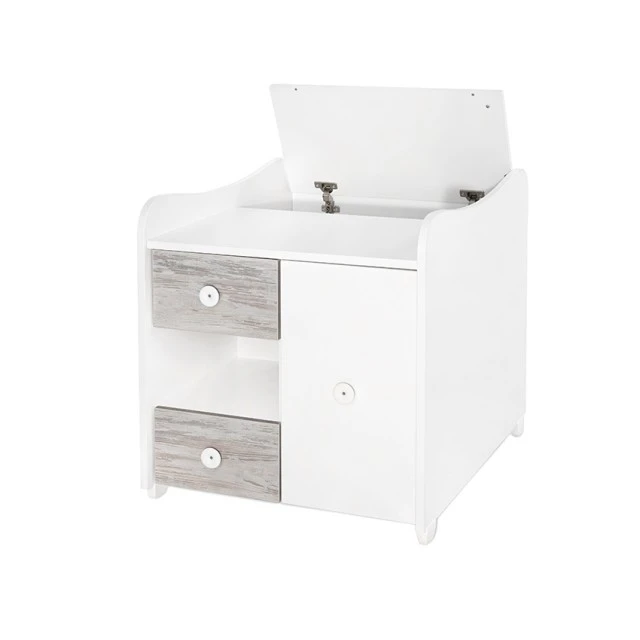 Κρεβάτι minimax 190/72 χρώμα λευκό/art new