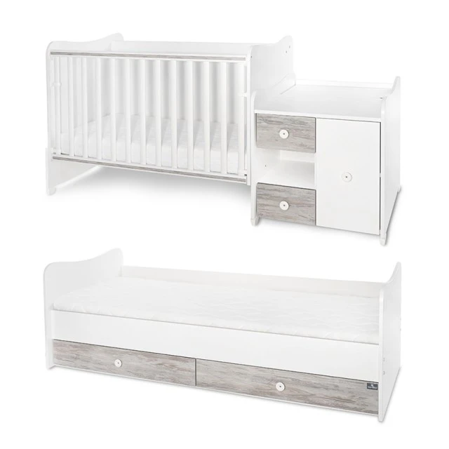 Κρεβάτι minimax 190/72 χρώμα λευκό/art new