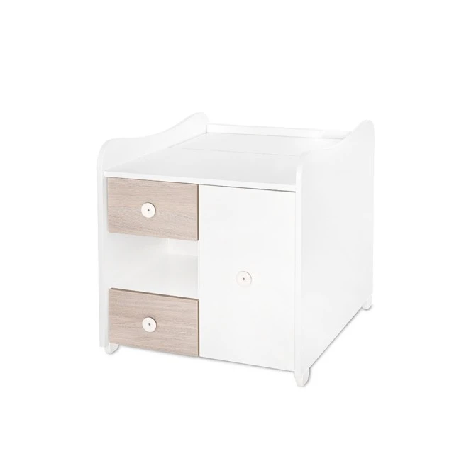 Κρεβάτι minimax 190/72 χρώμα λευκό/κεχριμπαρένιο νέο