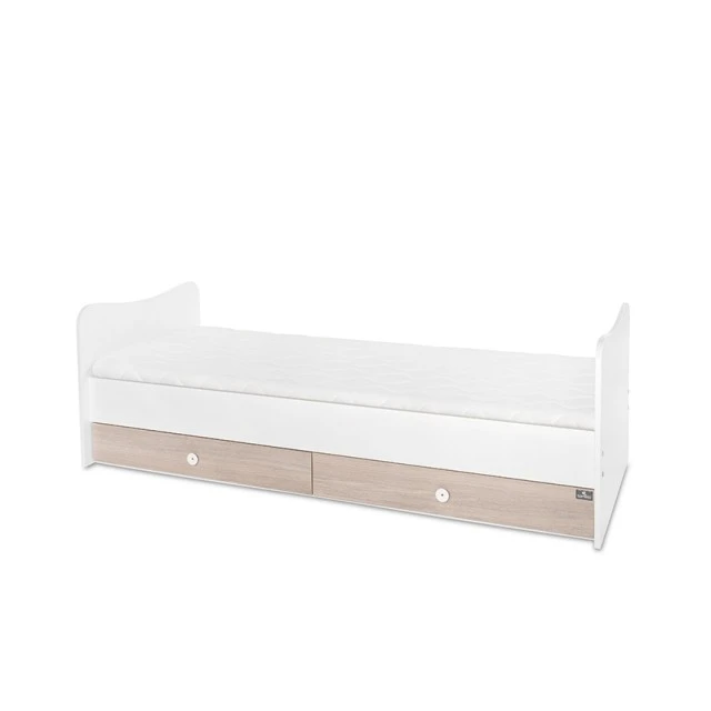 Κρεβάτι minimax 190/72 χρώμα λευκό/κεχριμπαρένιο νέο