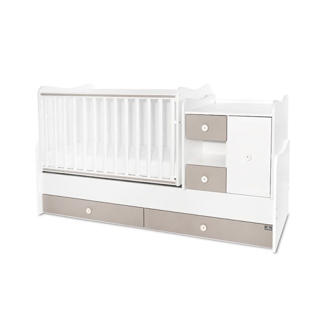 Κρεβάτι minimax 190/72 χρώμα λευκό/κορδόνι καινούργιο