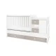 Κρεβάτι minimax 190/72 χρώμα λευκό/κορδόνι καινούργιο