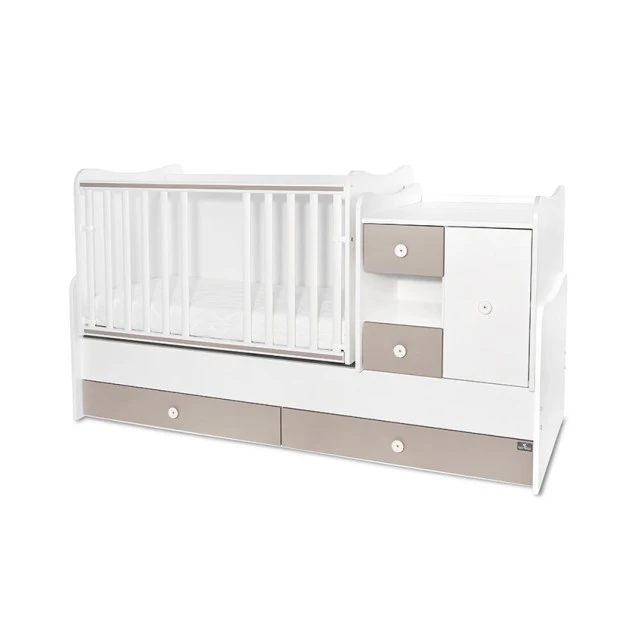 Κρεβάτι minimax 190/72 χρώμα λευκό/κορδόνι καινούργιο