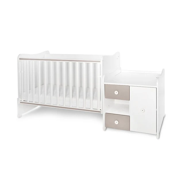 Κρεβάτι minimax 190/72 χρώμα λευκό/κορδόνι καινούργιο