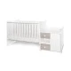 Κρεβάτι minimax 190/72 χρώμα λευκό/κορδόνι καινούργιο