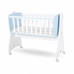 Κούνια First Dreams λευκή/baby blue new