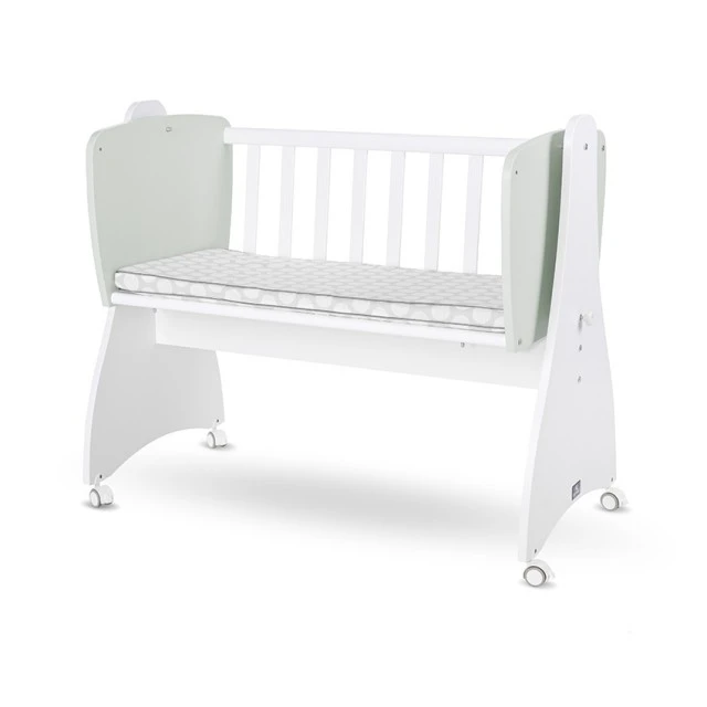 Κούνια First Dreams λευκή/milky green new