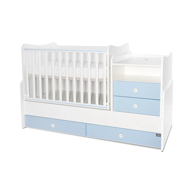 Συνδυασμός κρεβατιού 172/72 λευκό/baby blue