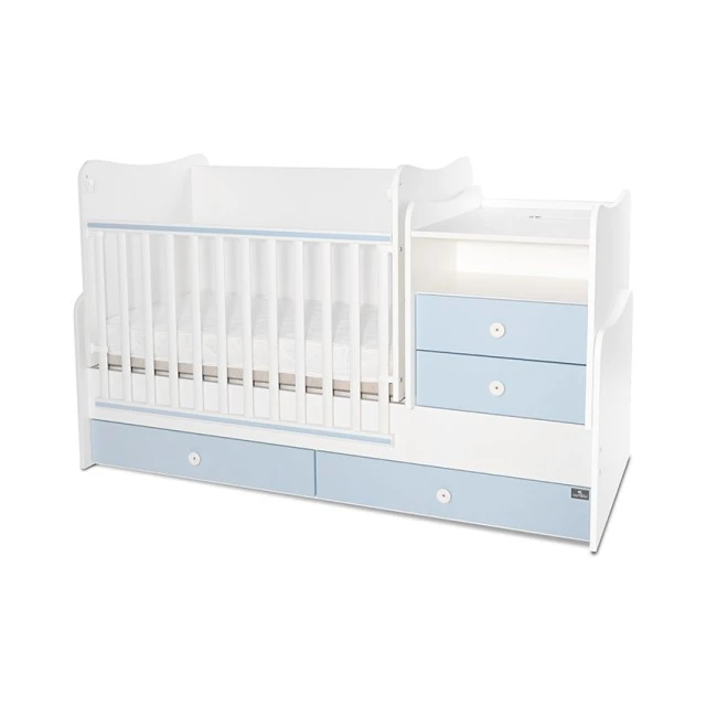 Συνδυασμός κρεβατιού 172/72 λευκό/baby blue