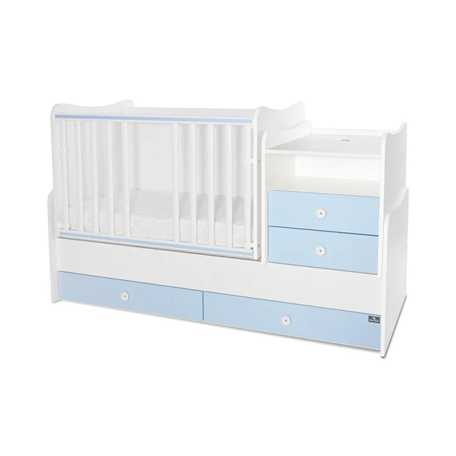 Συνδυασμός κρεβατιού 172/72 λευκό/baby blue