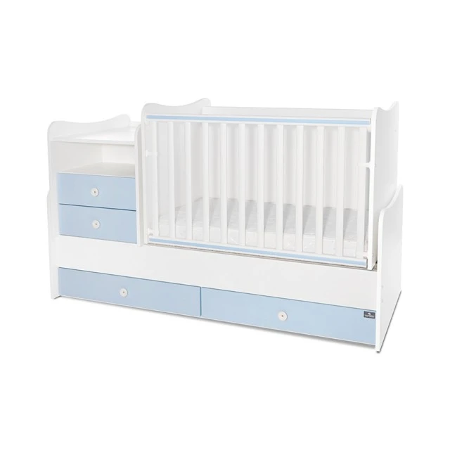 Συνδυασμός κρεβατιού 172/72 λευκό/baby blue