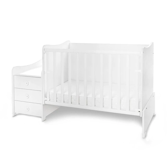 Κρεβάτι maxi plus νέο 70/160 white-3box