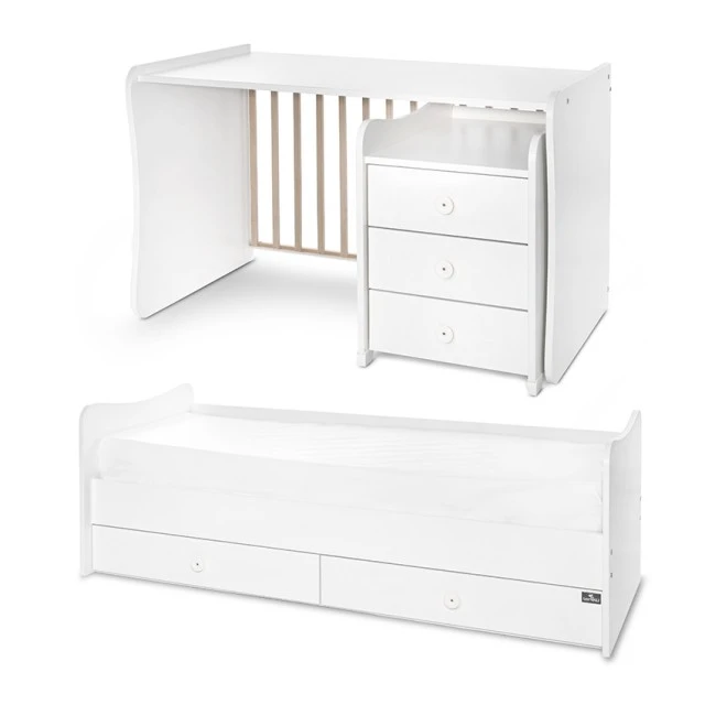 Κρεβάτι maxi plus νέο 70/160 white-3box