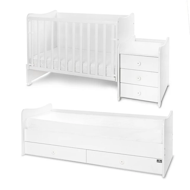 Κρεβάτι maxi plus νέο 70/160 white-3box