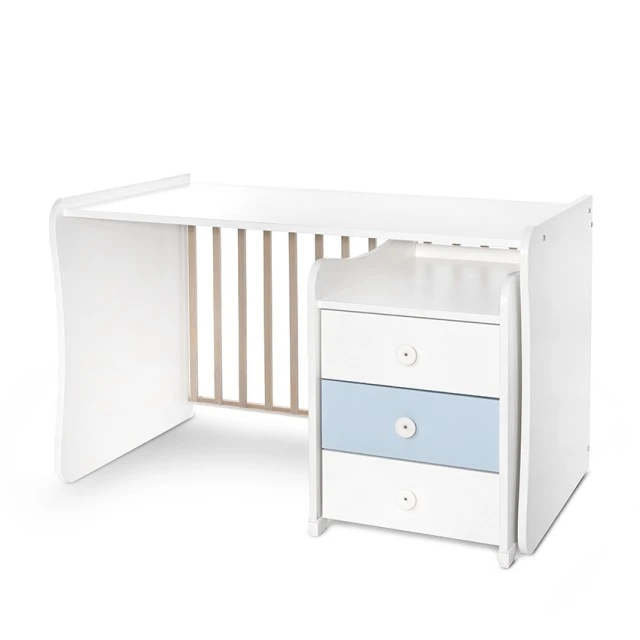 Κρεβάτι maxi plus νέο 70/160 λευκό/baby blue-3box