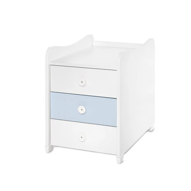 Κρεβάτι maxi plus νέο 70/160 λευκό/baby blue-3box
