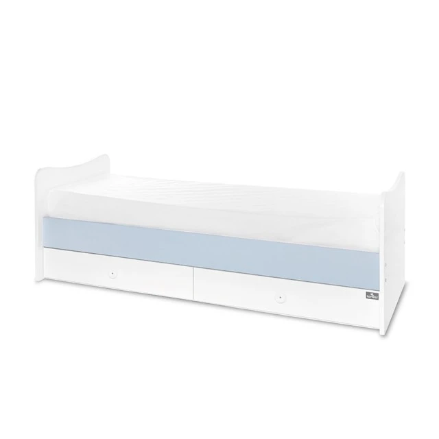 Κρεβάτι maxi plus νέο 70/160 λευκό/baby blue-3box