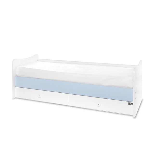 Κρεβάτι maxi plus νέο 70/160 λευκό/baby blue-3box