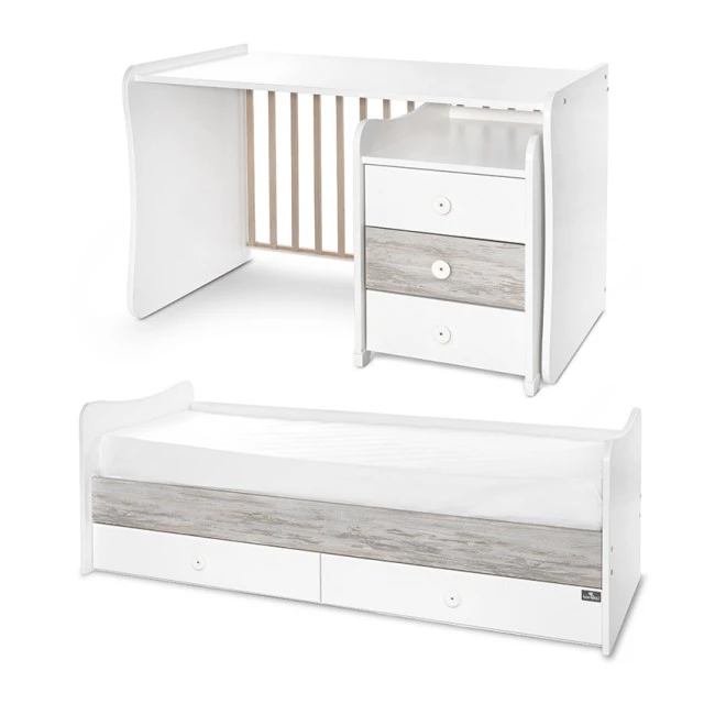 Κρεβάτι maxi plus νέο 70/160 λευκό/art-3box