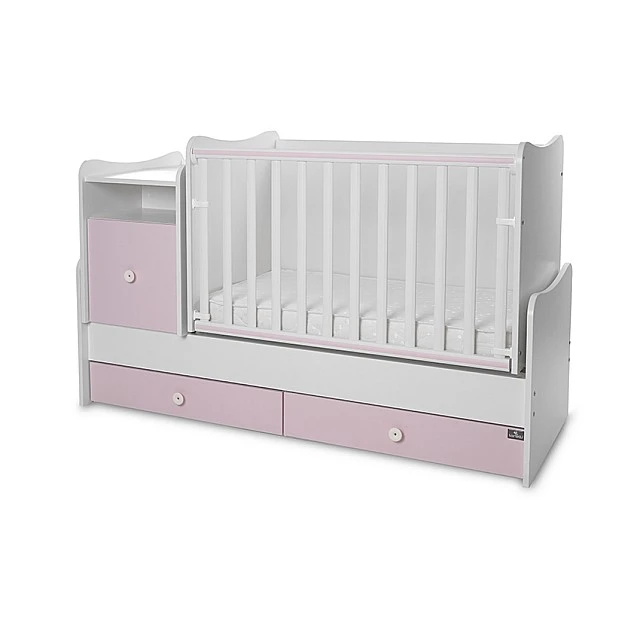Κρεβάτι trend plus 70/160 χρώμα λευκό/orchid pink -3box