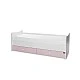 Κρεβάτι trend plus 70/160 χρώμα λευκό/orchid pink -3box