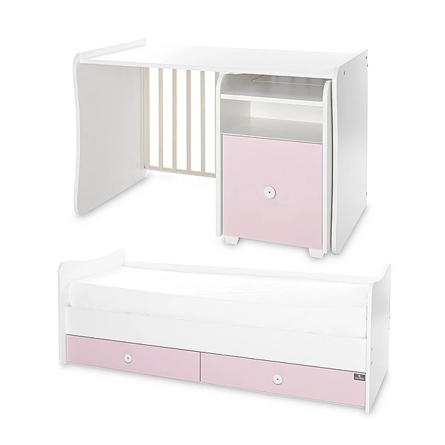 Κρεβάτι trend plus 70/160 χρώμα λευκό/orchid pink -3box