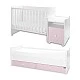 Κρεβάτι trend plus 70/160 χρώμα λευκό/orchid pink -3box