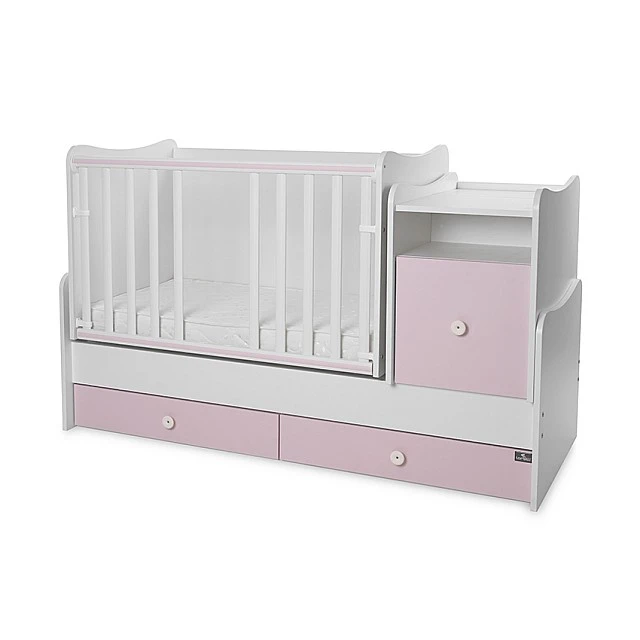 Κρεβάτι trend plus 70/160 χρώμα λευκό/orchid pink -3box