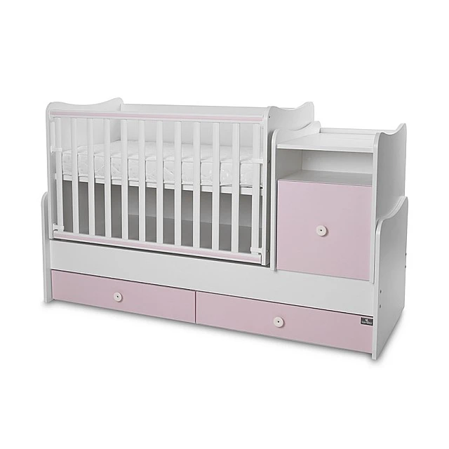 Κρεβάτι trend plus 70/160 χρώμα λευκό/orchid pink -3box