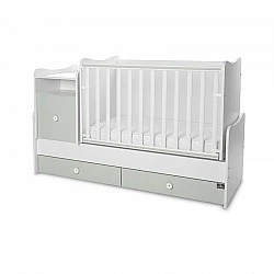 Κρεβάτι trend plus 70/160 χρώμα λευκό/milky green-3box