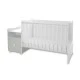 Bed trend plus 70/160 χρώμα λευκό/γαλακτοπράσινο-3κουτί