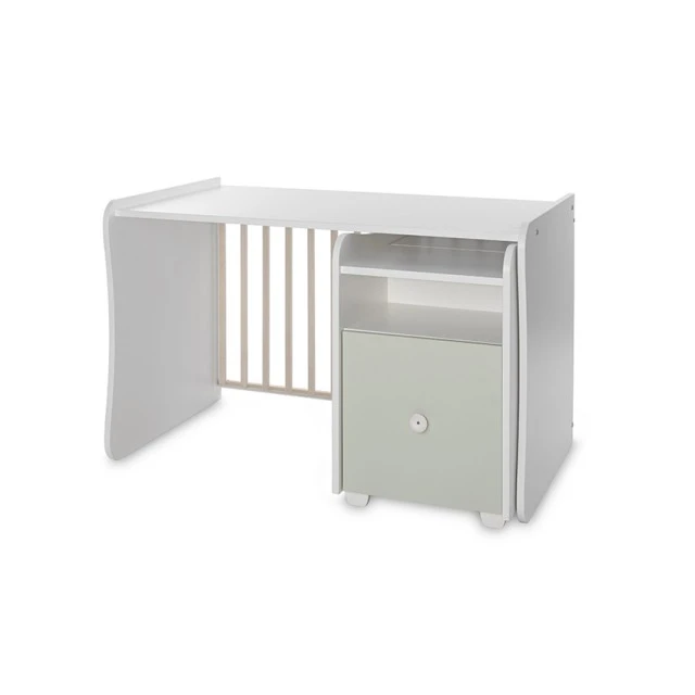 Κρεβάτι trend plus 70/160 χρώμα λευκό/milky green-3box
