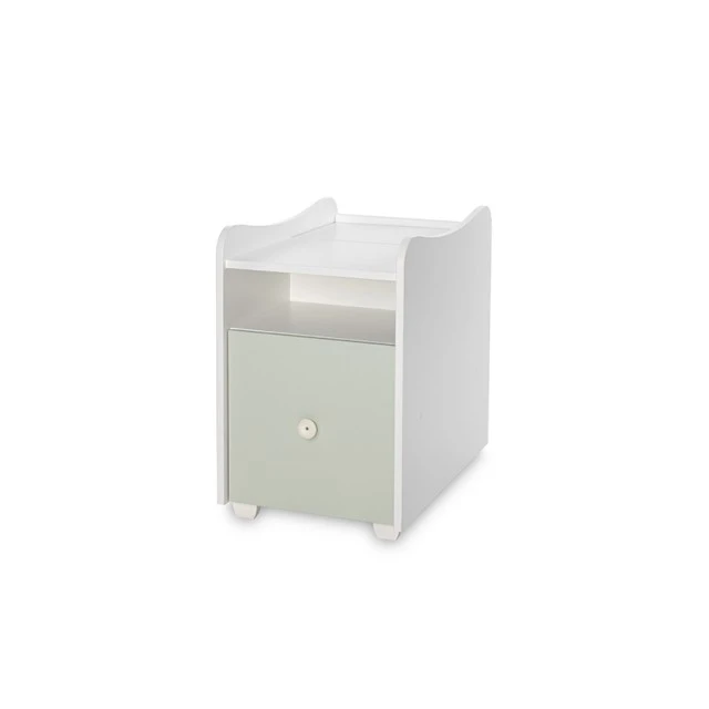 Κρεβάτι trend plus 70/160 χρώμα λευκό/milky green-3box