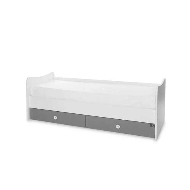 Κρεβάτι trend plus 70/160 χρώμα λευκό/stone grey-3box