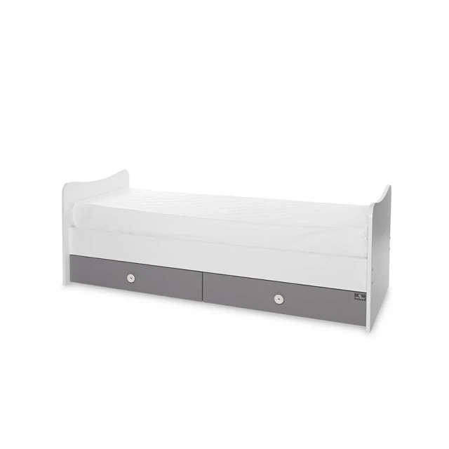 Κρεβάτι trend plus 70/160 χρώμα λευκό/stone grey-3box